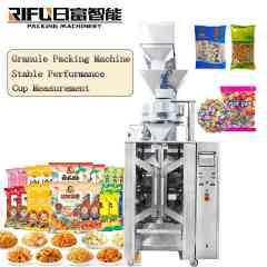 Automatic 5kg 10kg Vertical Granule Packing Machine Chips Rice Grains Nuts Beans Biscuits Snacks Granule Bag Packaging Machine