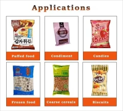 Automatic 5kg 10kg Vertical Granule Packing Machine Chips Rice Grains Nuts Beans Biscuits Snacks Granule Bag Packaging Machine