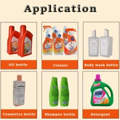 Automatic Double Sides Labeling Machine with Round Bottle Label Function for square Bottle for Factory