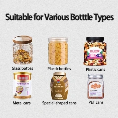 Automatic Rotary Granule Filling Machine for Bottled and Canned Products Cereal Nuts Candy Raisins Jujube Beans Wolfberry Jerky