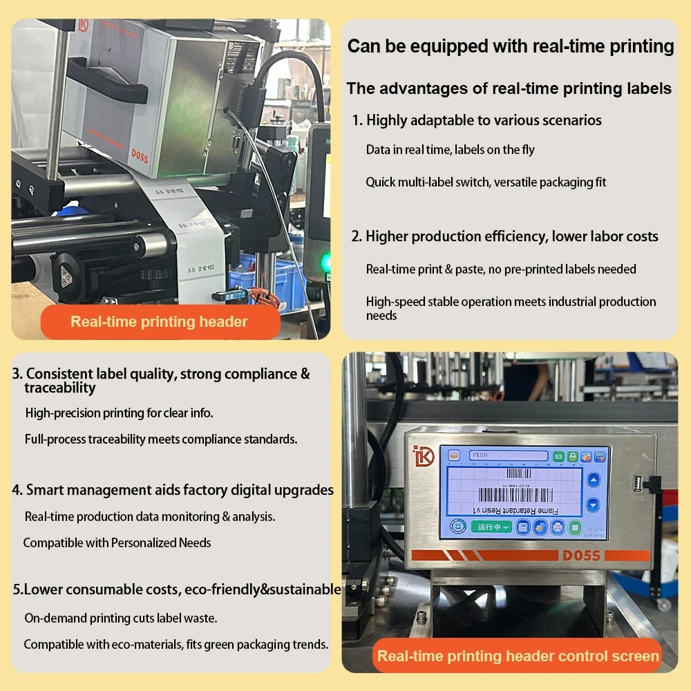 Top Plane Labeling Machine Flat Surface Label Sticker Pasting Machine Label Applicator Machine Fruit Box Disposable Plastic Box