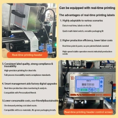 Top Plane Labeling Machine Flat Surface Label Sticker Pasting Machine Label Applicator Machine Fruit Box Disposable Plastic Box