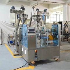 Doypack Pouch Premade Bag Powder Packaging Machine for Industrial Powder Flame Retardant Toner Latex Pigment Talcum Powder