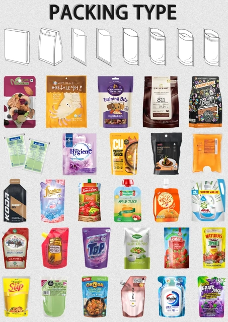 Fully Automatic Pre-made Bag Liquid Packing Machine Sauce Paste Ketchup Juice Laundry Detergent Liquid Pouch Packing Machine