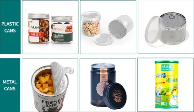 Automatic Granule Material Filling and Capping Sealing Machine Production Line Nuts Rice Snack Pistachio Cashew Nut Almond Pecan