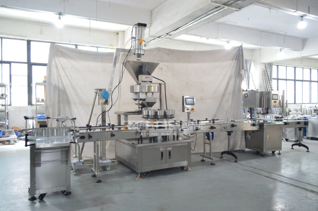 Automatic Granule Material Filling and Capping Sealing Machine Production Line Nuts Rice Snack Pistachio Cashew Nut Almond Pecan