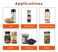 Automatic Granule Filling Machine Bean Candy Candies Seeds Grain Hazelnut Pine Nuts Sugar Salt Dried Longans Filler Equipment