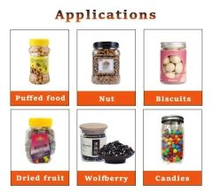 Granule 50-500Gram Filling Machine  Dried Longans Apricots Plums Waxberries Olives Cranberries Blueberries  Banana Chips Filler