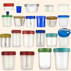 Stool Specimen Urine Collection Sample Cup Sterile Specimen Bottle Container Sorting Feeding Capping Packaging Line