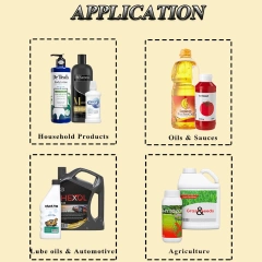 Automatic Liquid Filling Line Shampoo Body Wash Conditioner 50ml-5L PLC Control Customizable Equipment Filling Machine Labeler