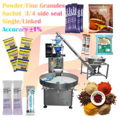 Sachet Powder Packaging Machine 5g 8g 10g 15g 20gChilli Pepper Curry Cumin Seasoning Powder Sugar Coffee Spices Packing Machine