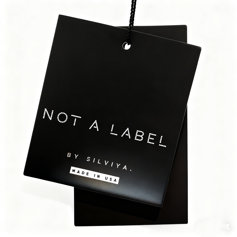 Hot Stamp Clothing Paper Hang Tag for Shirts, Pants & Jeans