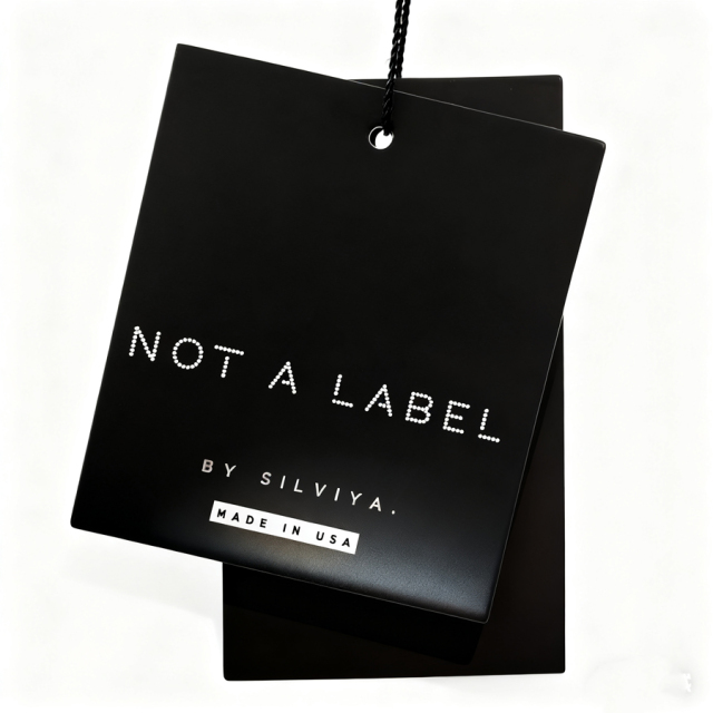 Hot Stamp Clothing Paper Hang Tag for Shirts, Pants & Jeans