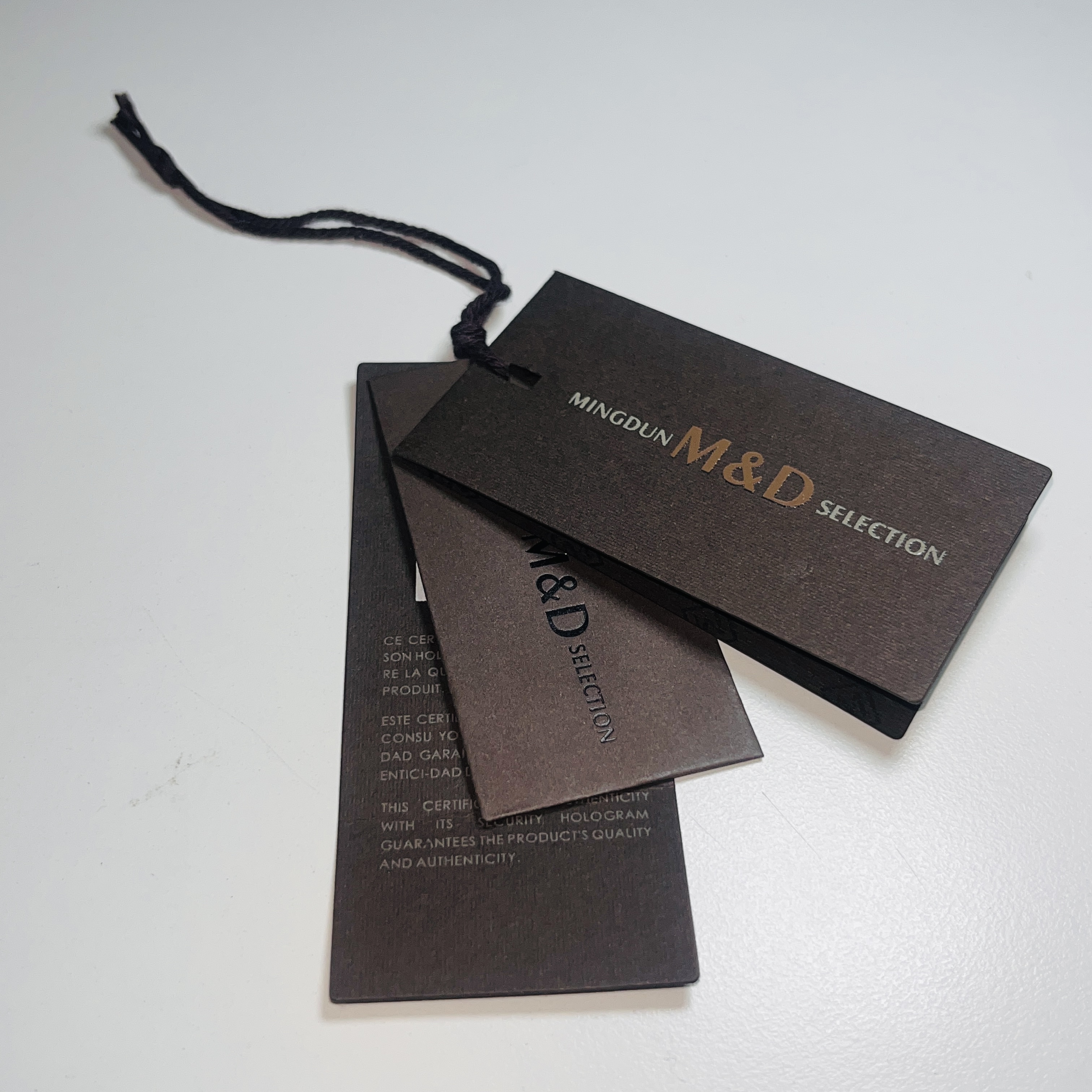 Premium Retail Hang Tag with Security