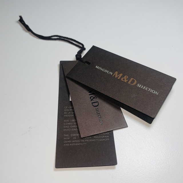 Premium Retail Hang Tag with Security