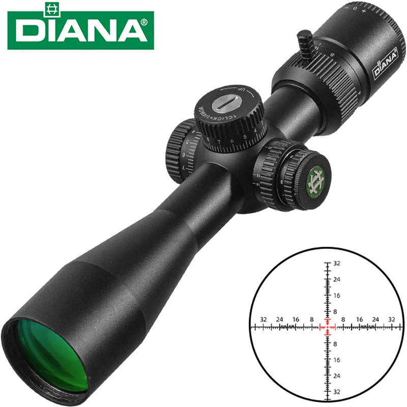 DIANA ED-MIL 4-16x44 SFIR FFP Compact Scope First Focal Plane Tactical ...