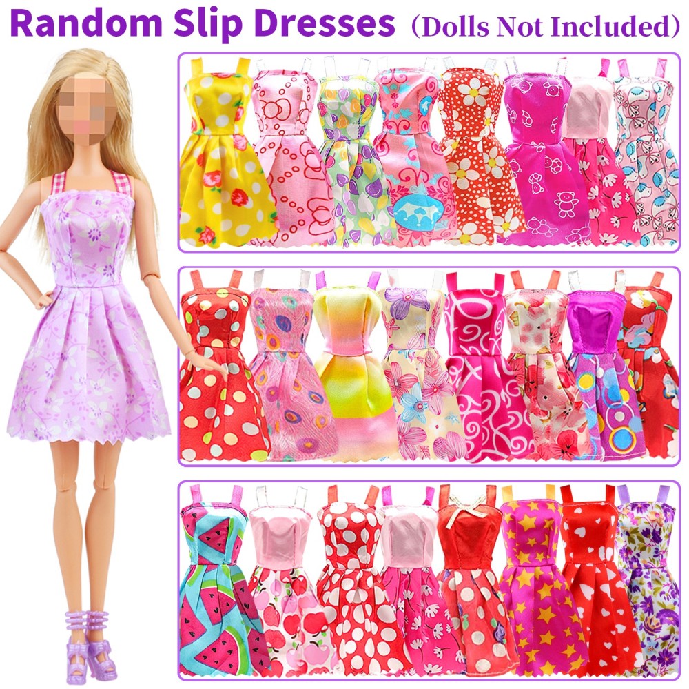 Girl Doll Clothes and Accessories Girl Doll Closet Wardrobe with Clothes, Dresses, Shoes and Other Girl Doll Stuff for 11.5 Inch Girl Doll Clothes as Gift Present for Girls (NOT Includ Doll)