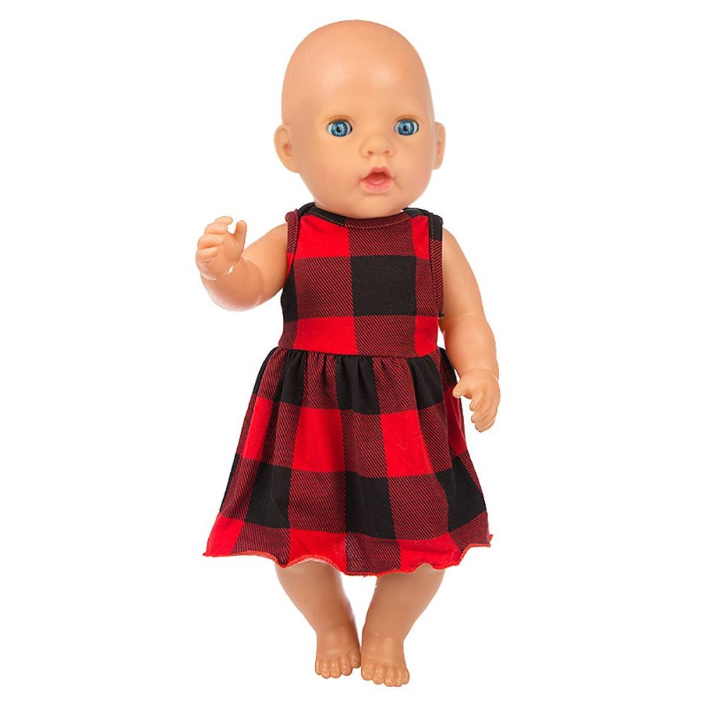 5 Sets 14-18 Inch Baby Doll Clothes Dresses Outfits Pjs for 43cm New Born Baby Dolls, 15 Inch Baby Doll, 18 Inch Girl Doll