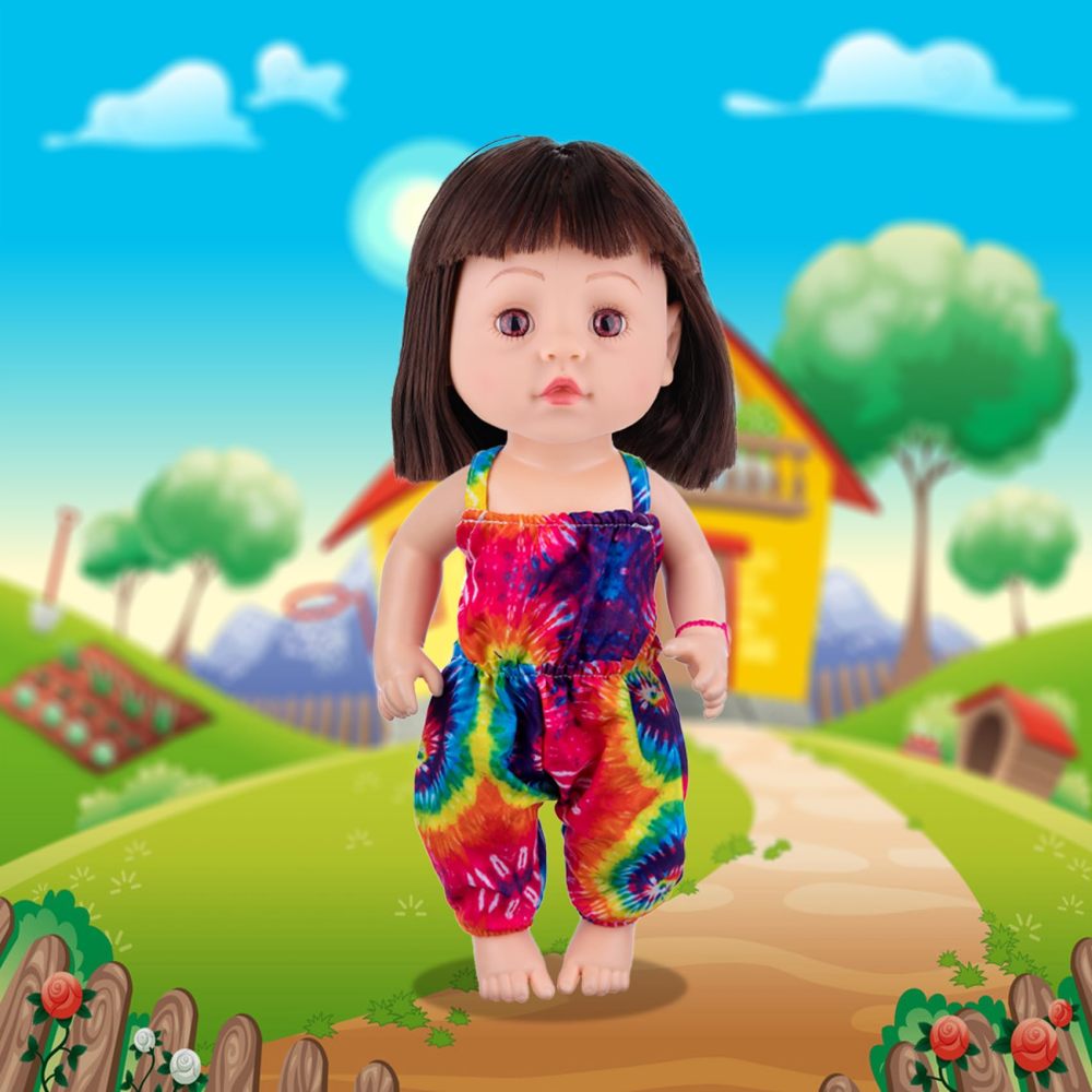 10 Sets Alive Baby Doll Clothes and Accessories Fit 12 Inch Baby Girl Doll ,Set Included Dresses, T-Shirts, Pants, Jumpsuit,Swimsuit-Best Gift for Girls