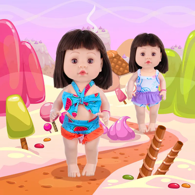 10 Sets Alive Baby Doll Clothes and Accessories Fit 12 Inch Baby Girl Doll ,Set Included Dresses, T-Shirts, Pants, Jumpsuit,Swimsuit-Best Gift for Girls