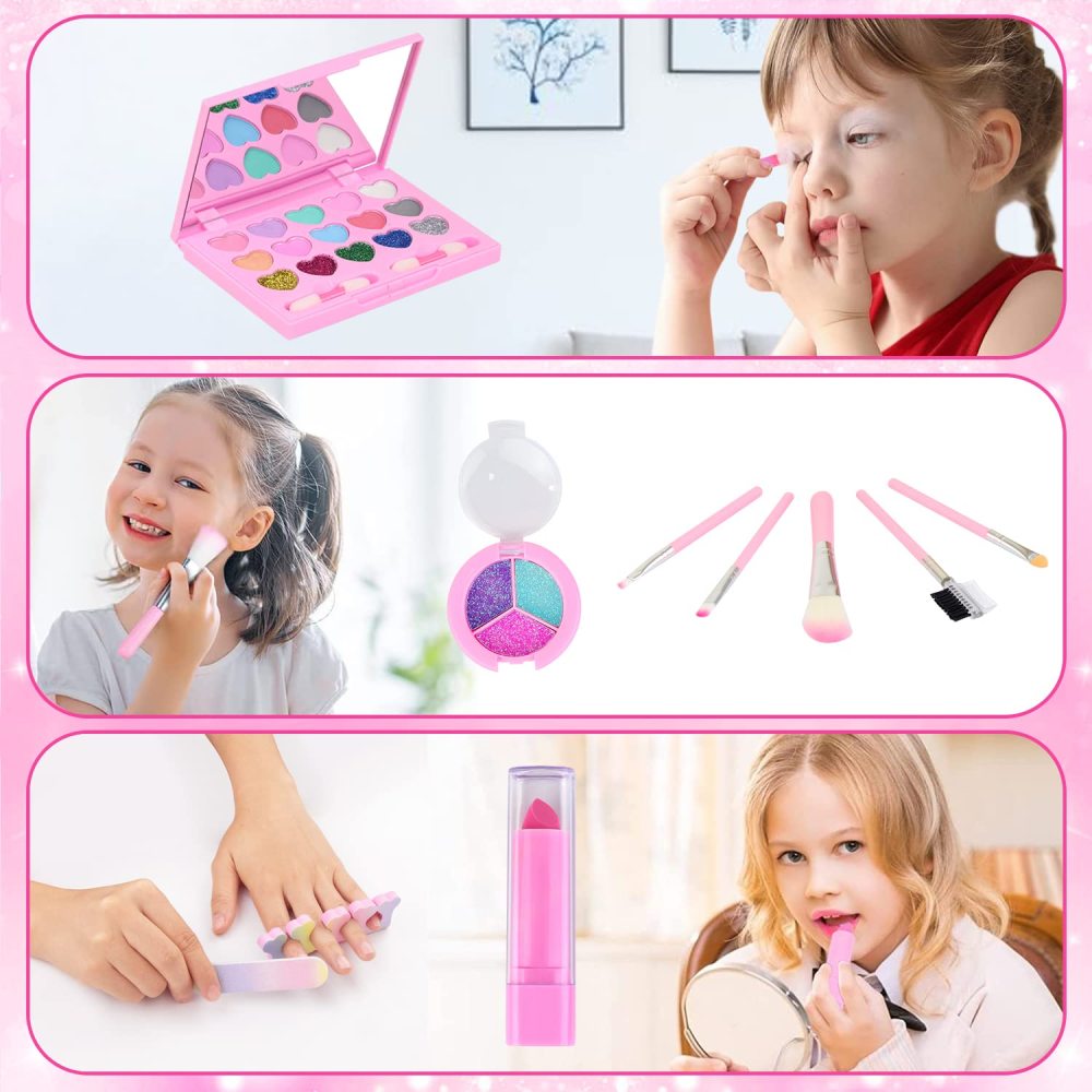 15 Pcs 18 Inch Doll Accessories - Dress with Makeup Set for Generation Dolls - Clothes and Accessories (Doll Not Included)