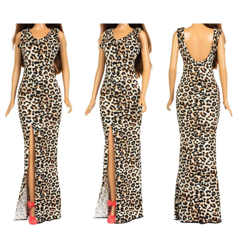3 Sets 28 inch Fashion Doll Clothes Casual Outfits Dresses for 28 Inch Girl Doll Clothes, Fashion Floral Printed Leopard 28 Inch Doll Clothing
