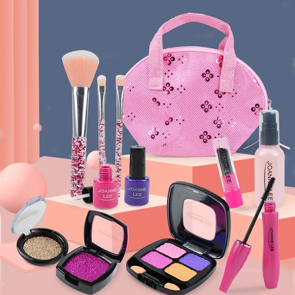 14 Pcs 18 Inch Girl Doll Accessories and Makeup Set includes Doll Dress with Makeup Stuff for 18 Inch Girl Doll My Our Life Journey Generation Girl Doll Accessories