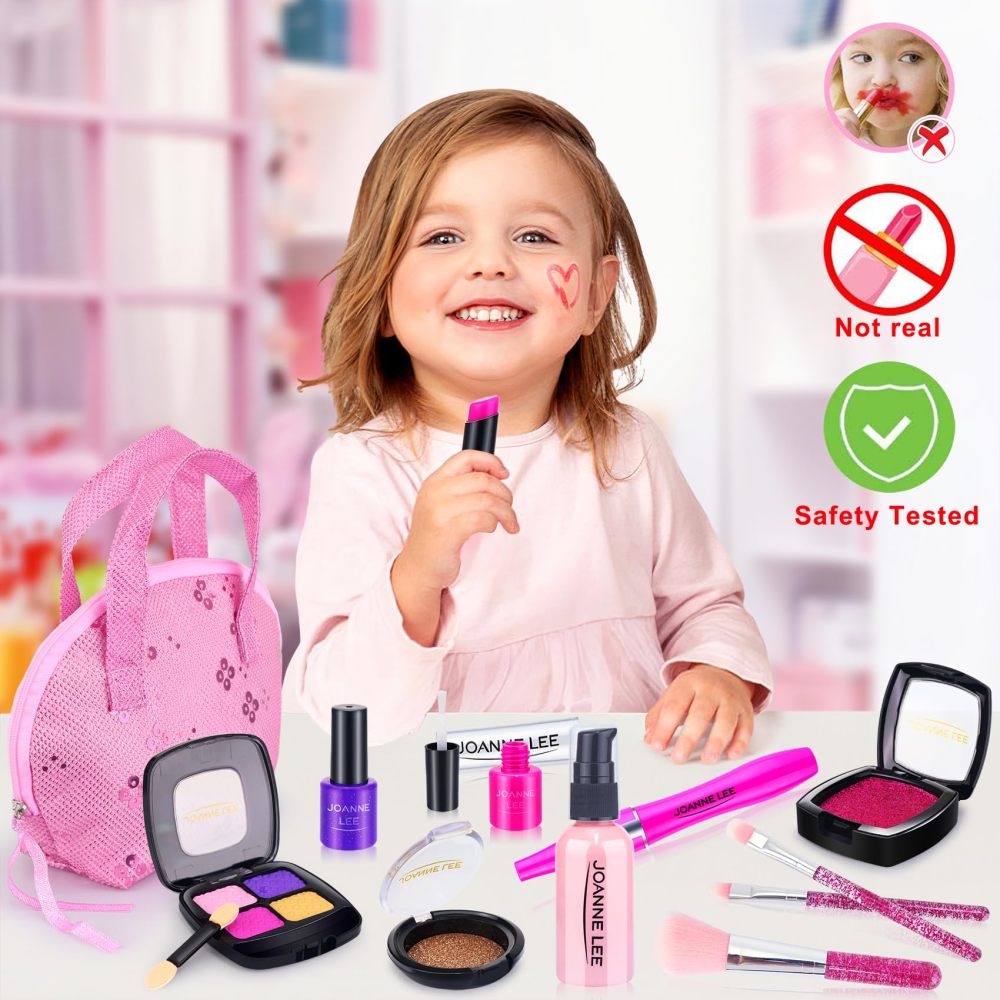 14 Pcs 18 Inch Girl Doll Accessories and Makeup Set includes Doll Dress with Makeup Stuff for 18 Inch Girl Doll My Our Life Journey Generation Girl Doll Accessories