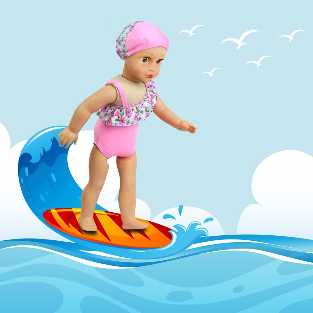 5 Sets 18 inch Girl Doll Bikini Swimwear Swimsuits for 18 Inch Doll and Other 18 Inch Dolls Summer Bathing Clothes Outfits