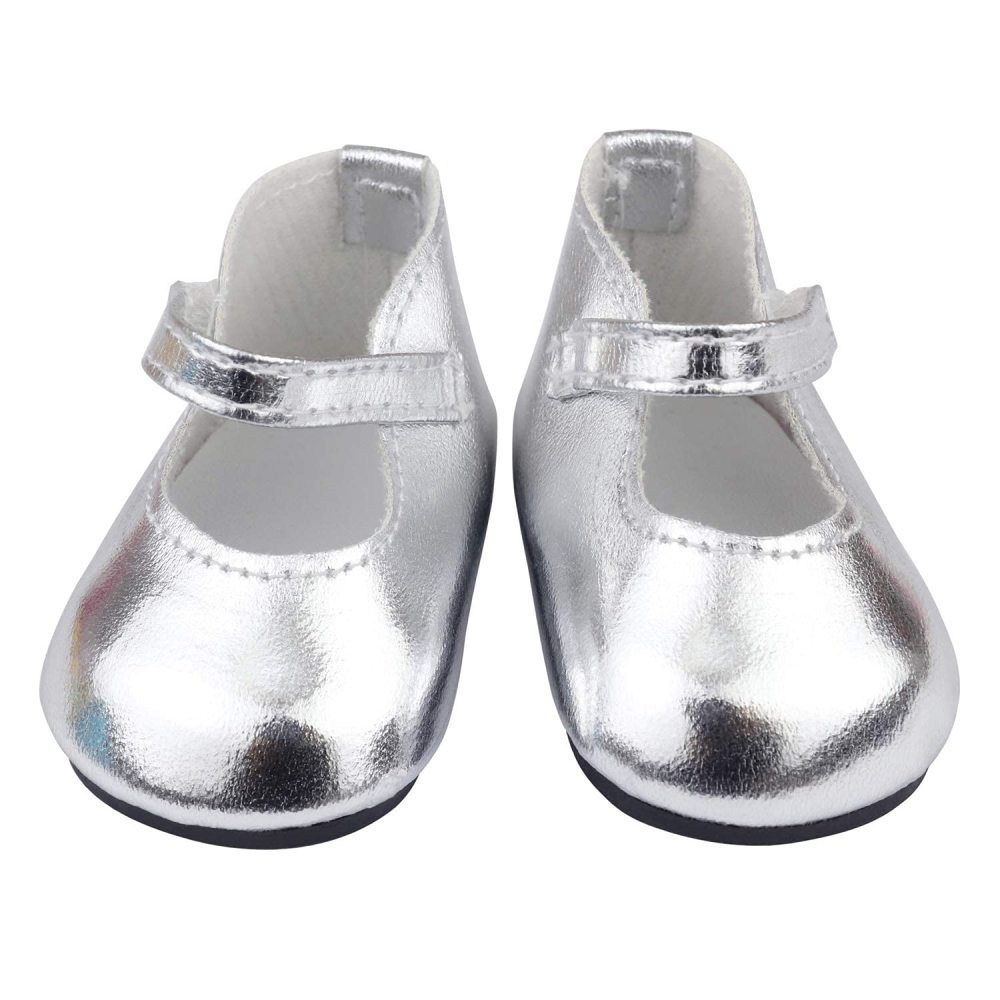 18 Inch Girl Doll Accessories Includes Random Style 9 Pairs of Shoes Fit for 18 Inch Girl Doll Shoes Including Snow Boots, Leather Shoes, Sandals, Slipper