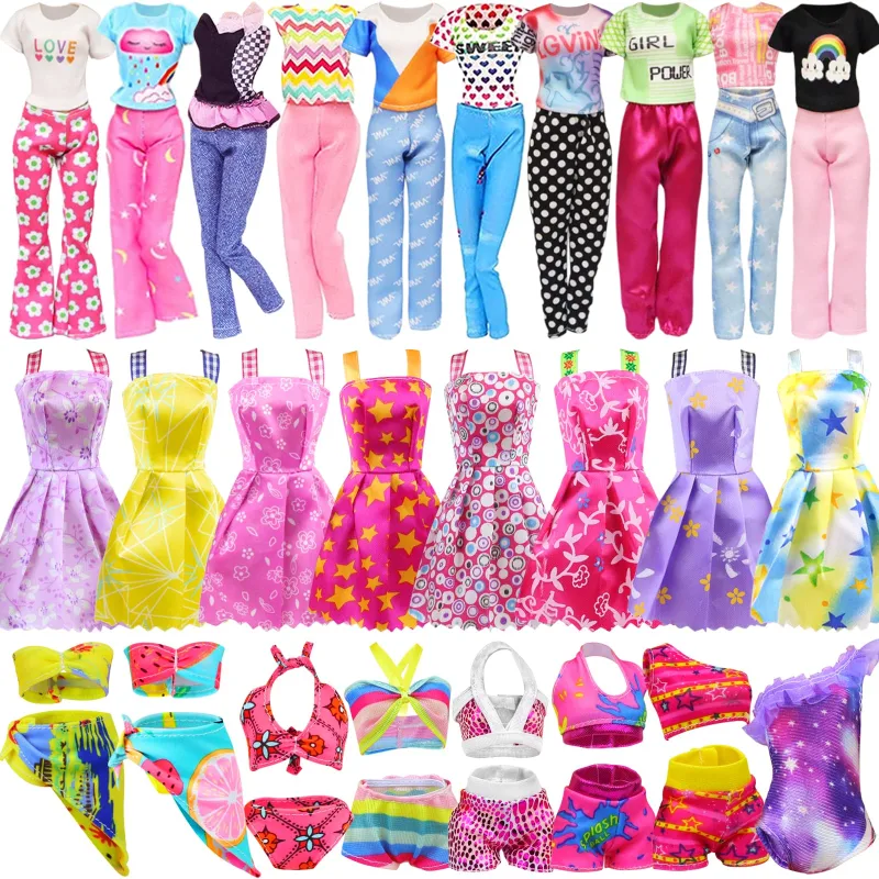108 Pcs 11.5 Inch Doll Closet Wardrobe Include Clothes, Dresses, Shoes and Other Girl Doll Stuff for 11.5 Inch Girl Doll Clothes as Xmas Gift Present for Girls (NO Doll)