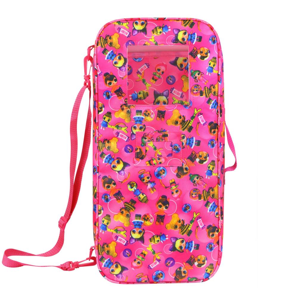 18 inch Girl Doll Carrier Bag Storage Bag Travel Case Doll Accessories Toy Carrier Case Organizer- with Multi-Pocket