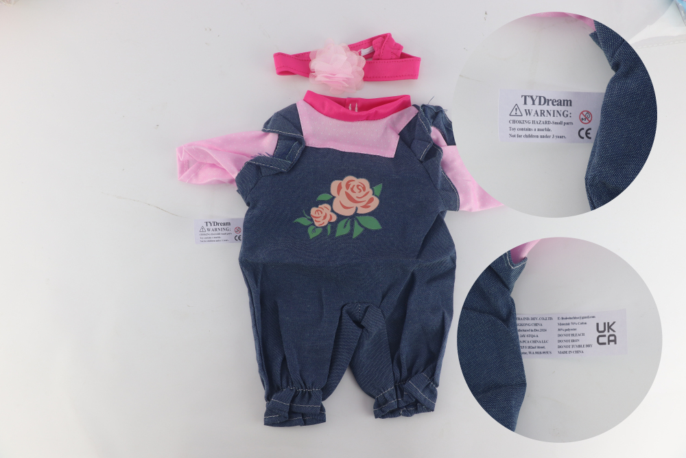 3 Sets Baby Doll Clothes for 14-18 Inch Dolls, 16 Inch Baby Doll Clothes Dresses and Accessories Outfits for New Born 15 Inch Baby Dolls(No Doll)
