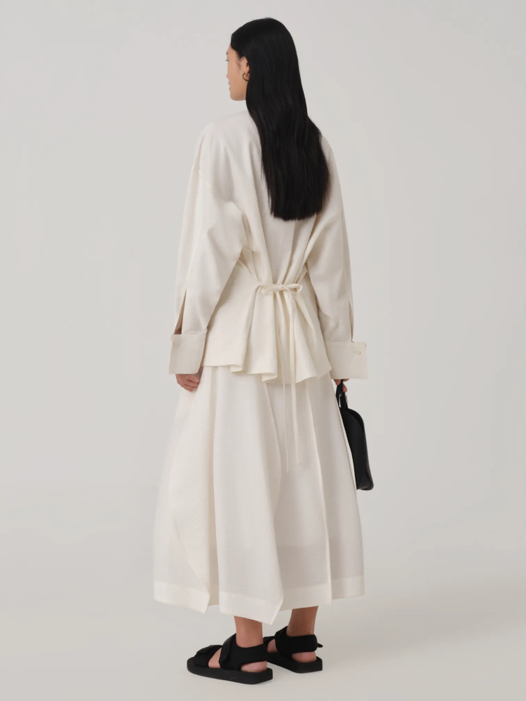 OVERSIZED LONG SLEEVE LINEN SHIRT