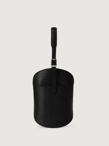 VEGAN LEATHER MINI FANNING BAG