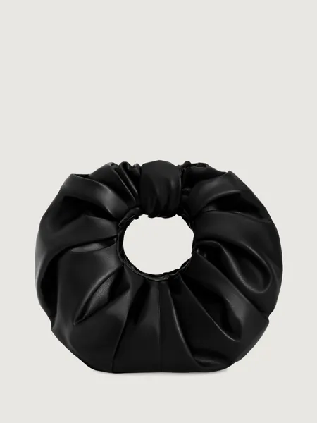 VEGAN LEATHER CROISSANT POUCH