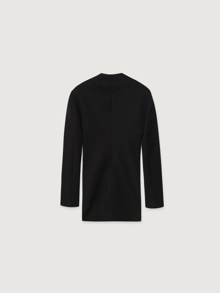 COLLARLESS SINGLE-BREASTED JACKET