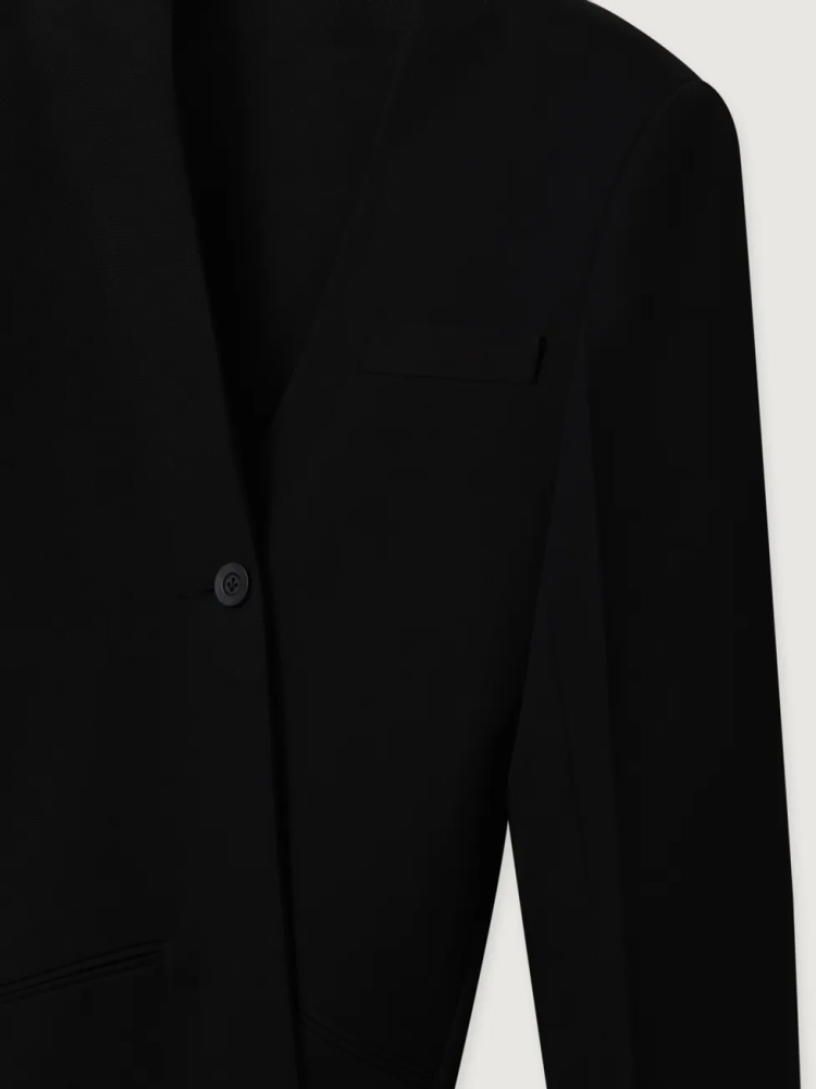 COLLARLESS SINGLE-BREASTED JACKET