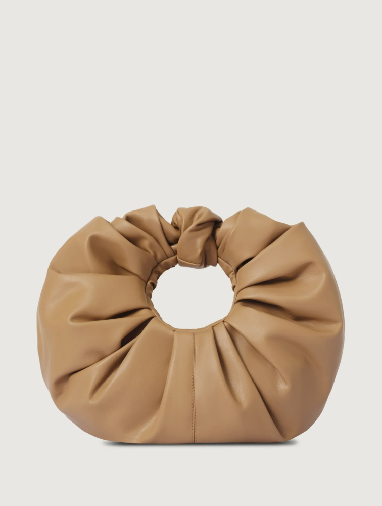 VEGAN LEATHER CROISSANT POUCH
