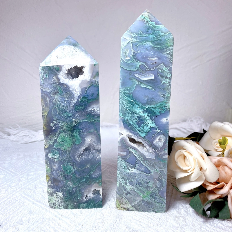moss agate tower