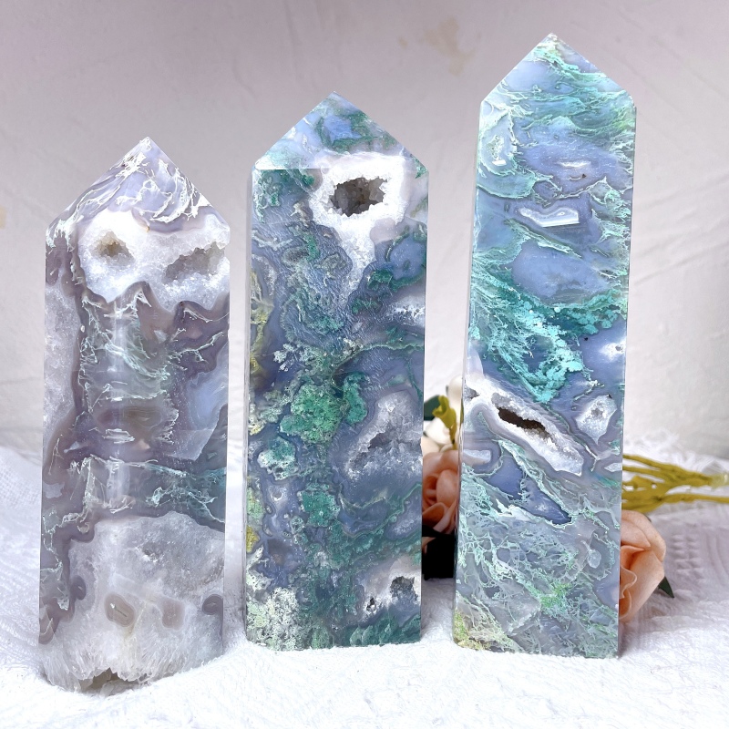 moss agate tower