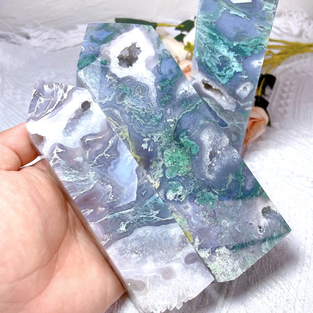 moss agate tower