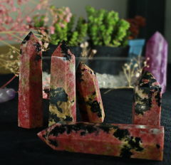 Rhodonite tower