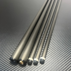 12.8mm custom Low deflection carbon pool cue stick  break carbon cue shaft