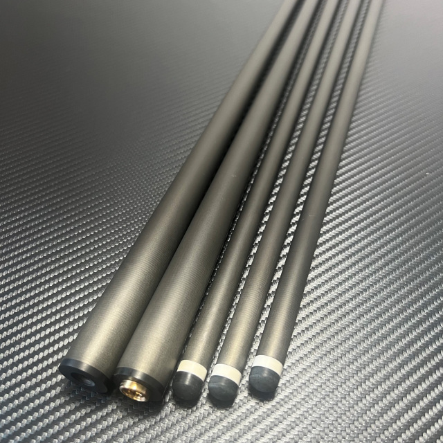 12.8mm custom Low deflection carbon pool cue stick  break carbon cue shaft