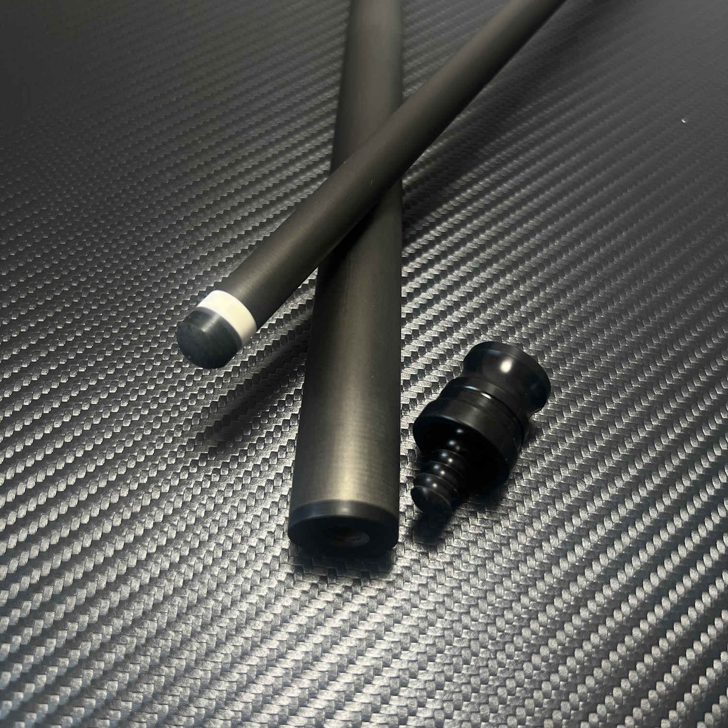 12.5mm Custom Low deflection carbon pool cue carbon cue stick  play carbon cue shaft