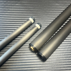 12.8mm custom Low deflection carbon pool cue stick  break carbon cue shaft