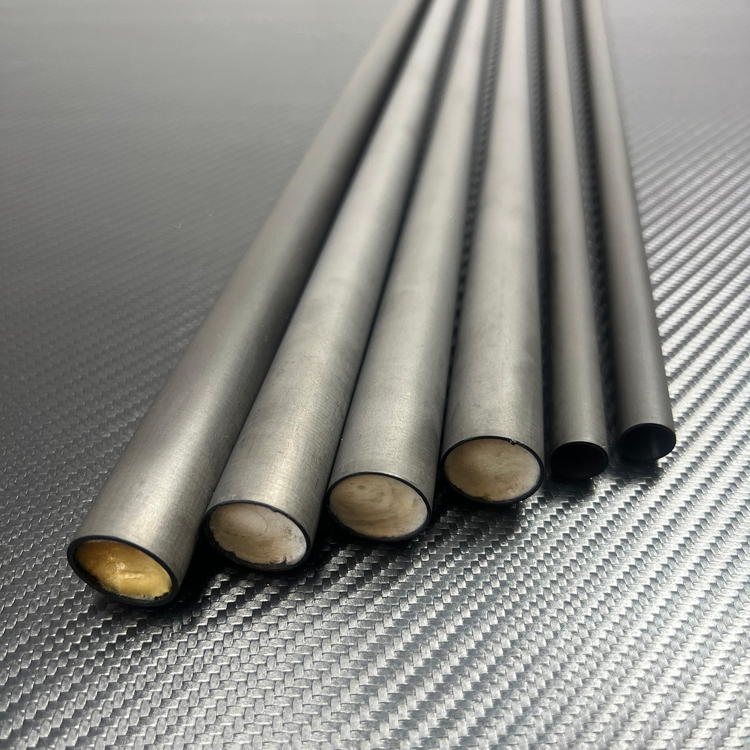 11.8mm Carbon fiber Pro taper pool cue shaft blank tube stick- foam filled