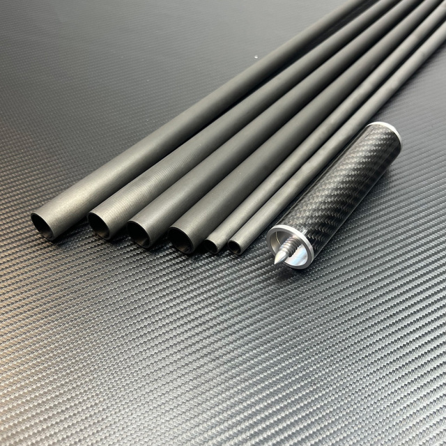 12.5mm Carbon fiber Pro taper conical pool cue shaft blank tube billiards stick-hollow