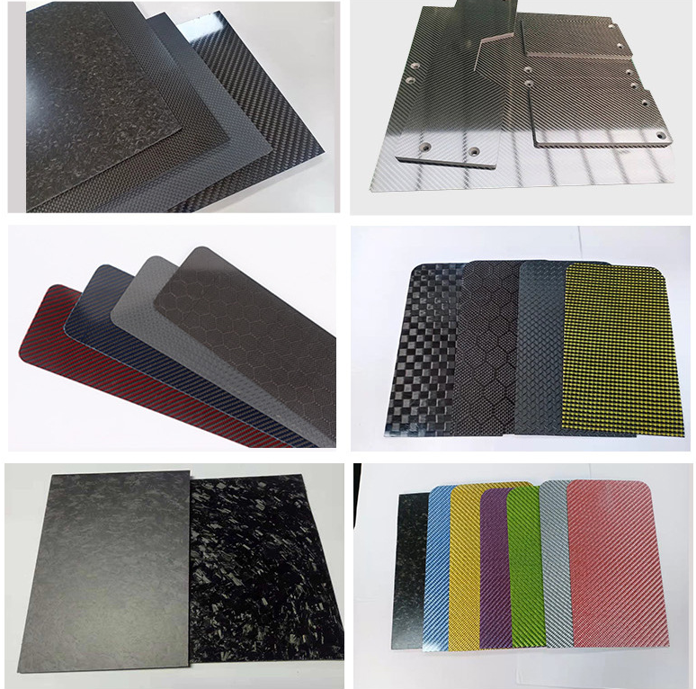 High modulus T300 3mm 8mm white silver fiber carbon sheet 3k carbon ...